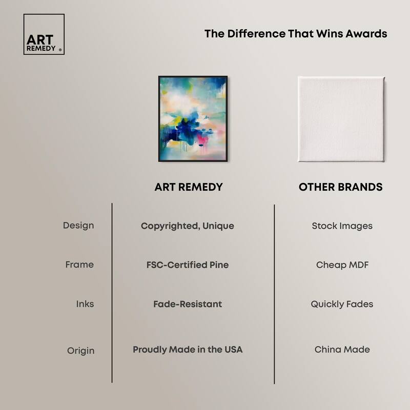 Prismatic Weeps Color II Canvas by Art Remedy