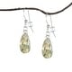 preview thumbnail 5 of 8, Handmade Jewelry by Dawn Crystal Aurora Borealis Long or Short Teardrop Pear Earrings (USA)