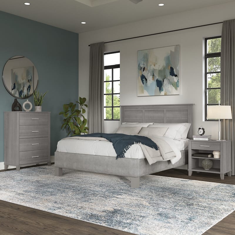 Somerset Full/Queen Size Headboard Bedroom Set by Bush Furniture