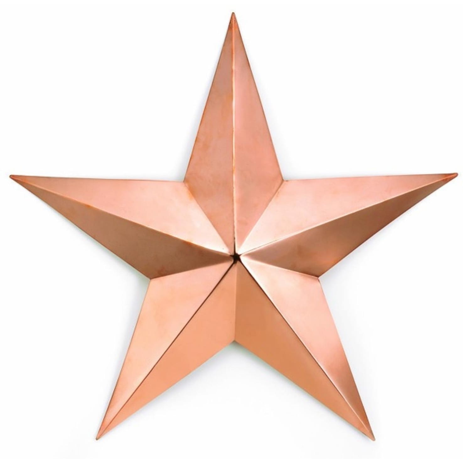 Shop 34 Handmade Polished Copper Star Outdoor Patio Wall Decor