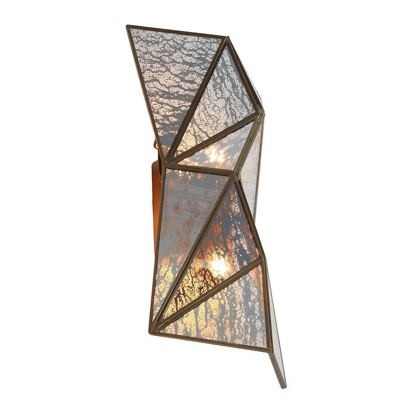 Metropolitan N1692 Geo-Gem 2 Light 15" Tall Wall Sconce