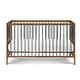 preview thumbnail 3 of 3, Convertible Crib in Walnut and Charcoal Finish