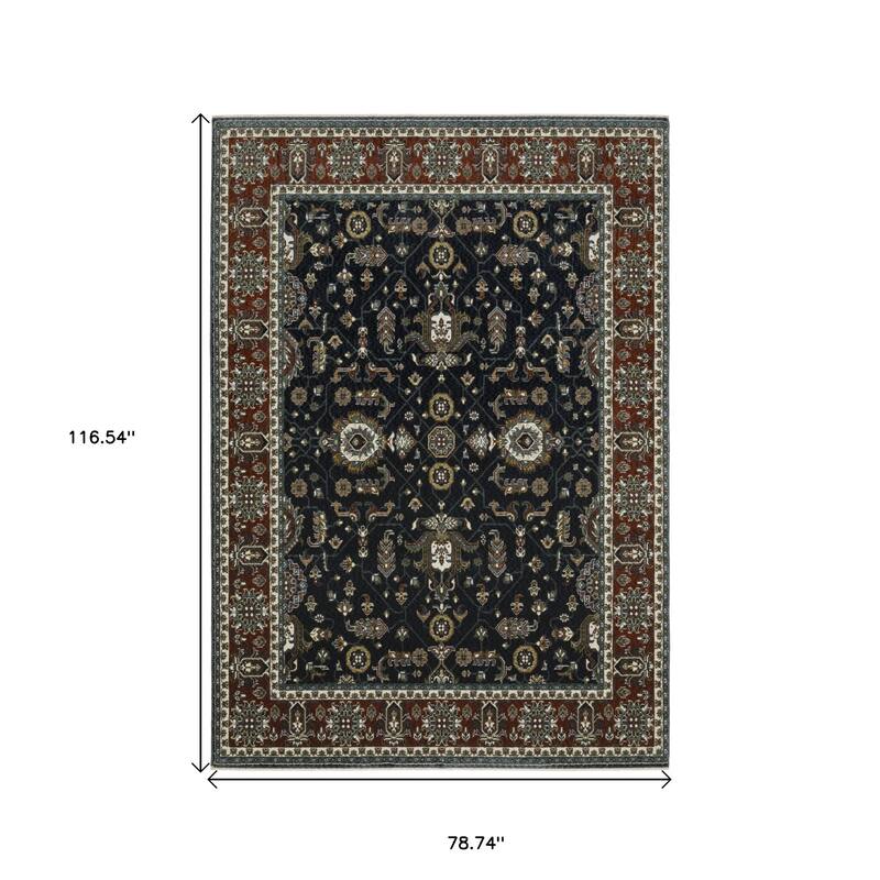 HomeRootsOriental Traditional Rectangle Area Rug
