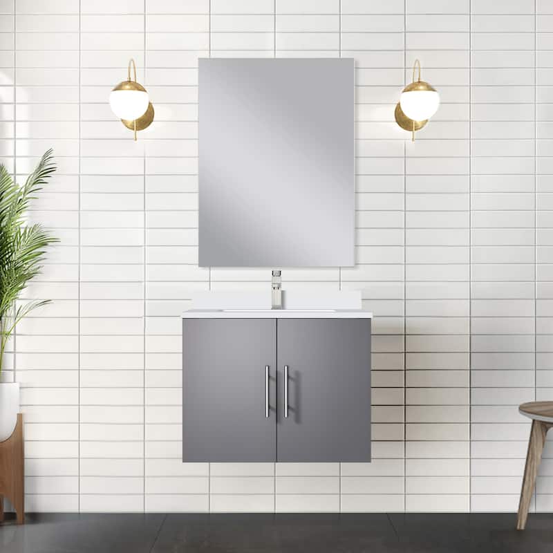 Geneva Bath Vanity Quartz Top, Sink and Faucet