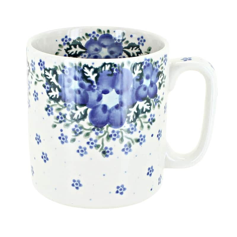 Blue Rose Polish Pottery Vena Mug - Melanie