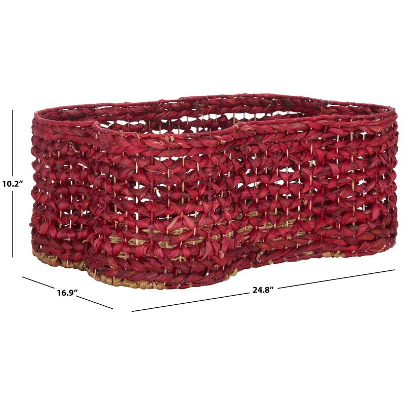 SAFAVIEH Roscoe Dog Bone Storage Basket Set of 2 (Fully Assembled). - 25"W x 17"D x 10"H