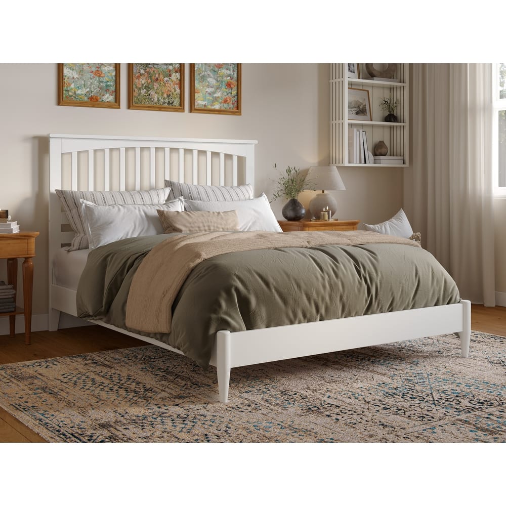 Becket Solid Wood Low Profile Platform Bed