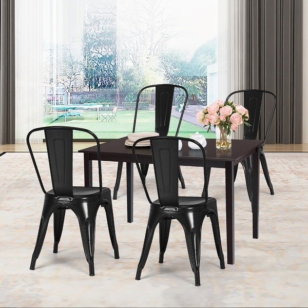 Stackable metal dining 2025 chairs