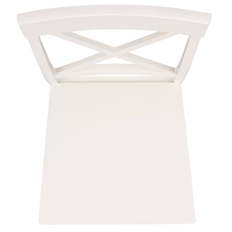 SAFAVIEH HOME Ksenia X-Back Side Chair - 18"W x 22"D x 38"H