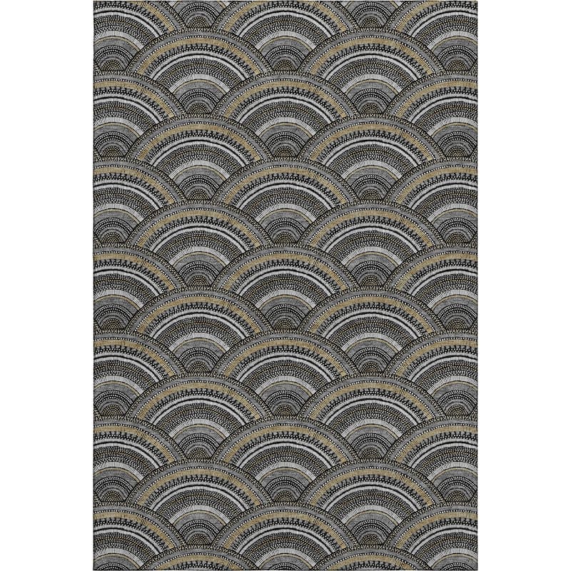 Premium Washable Super Soft Transitional Stacks Mayfield Rug