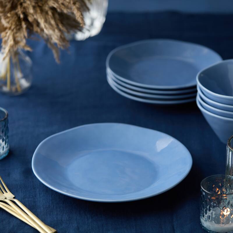 Certified International Cloudy Sky 9" Salad/Dessert Plates,Set of 4 - 9'' W x 9'' D x 1.25'' H