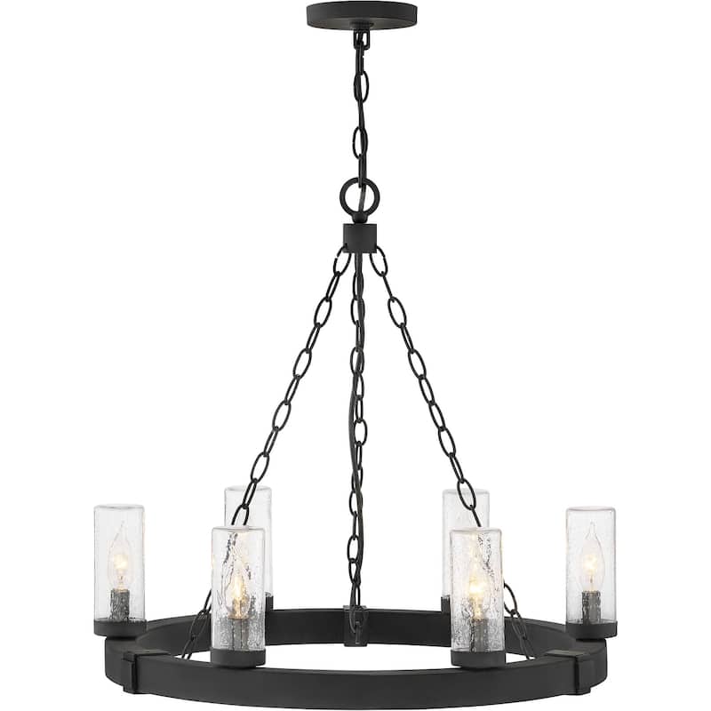 Hinkley Lighting Sawyer 12v 21w 6 Light 24" Wide Open Air LED Outdoor