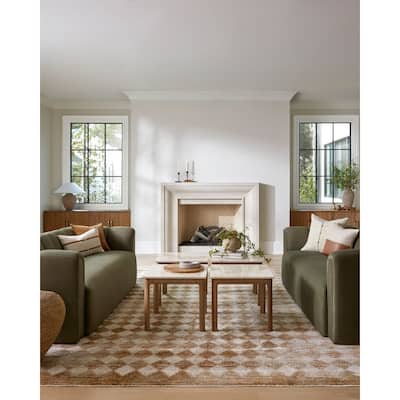 Galey Alix x Livabliss Myrtle Avenue V Vintage Checkerboard Area Rug