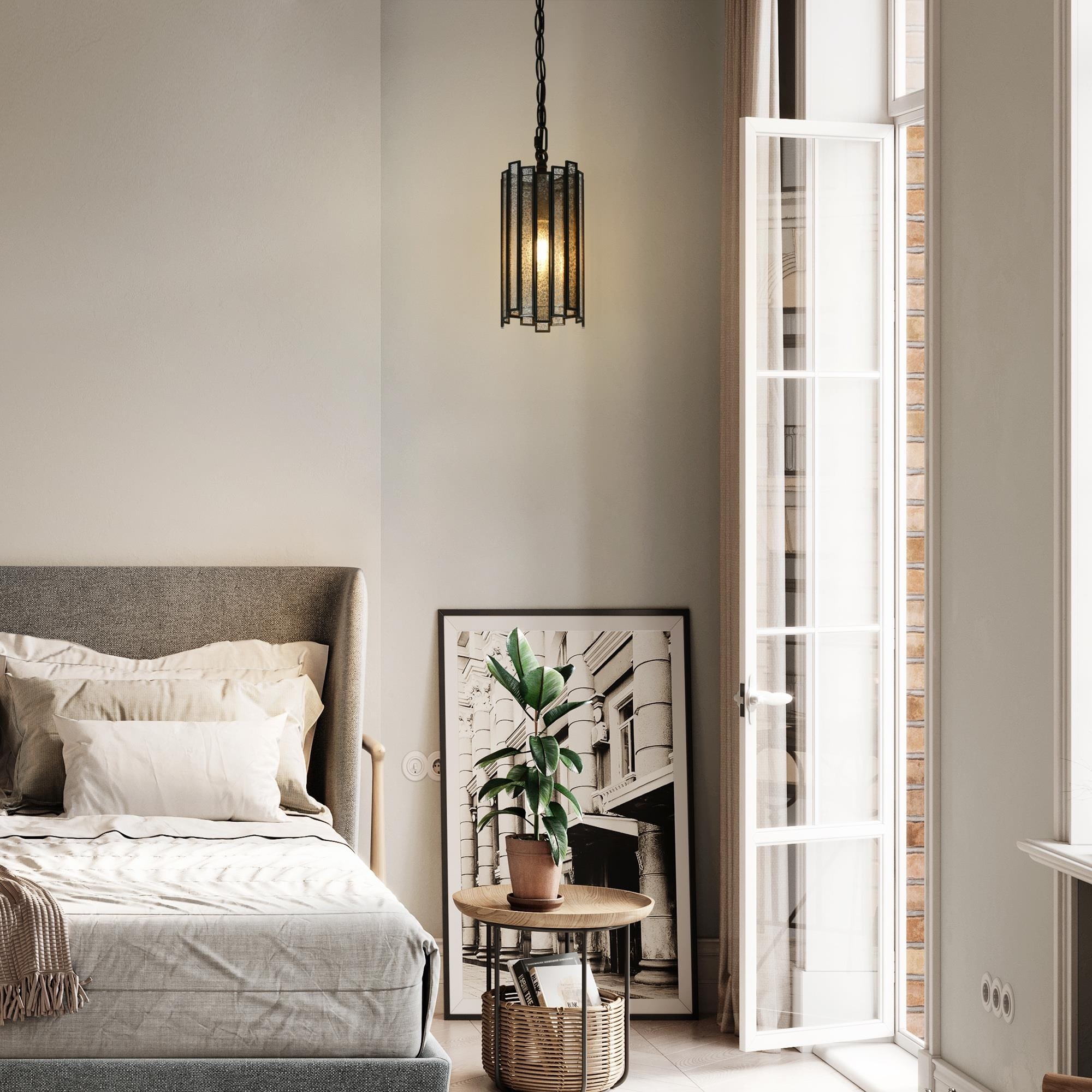 期間限定価格商品 Tifany Colored Pendant Cylinder Black Mini 1-Light Modern ボーイズラブ(BL)