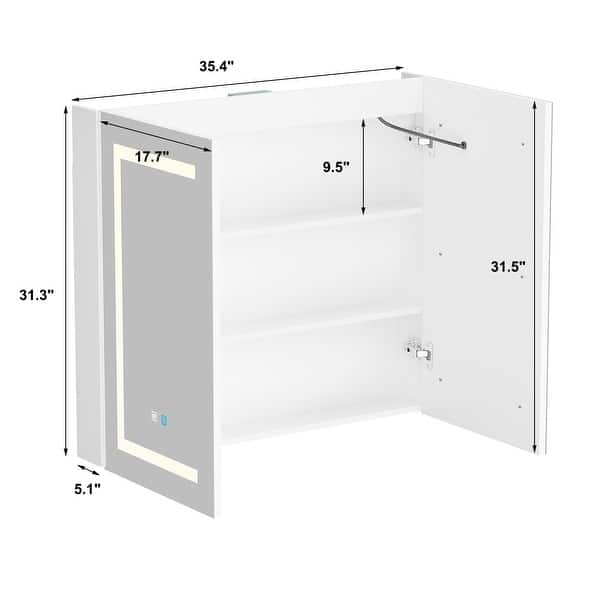 Wall Mount Mirror Cabinet Bathroom Medicine Cabinet Storage Organizer (FW5)(1U67)(B&5)(1U65)