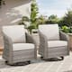 Option Light Grey Wicker Beige Cushion
