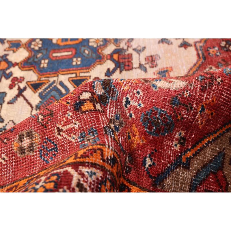 ECARPETGALLERY Hand-knotted Antalya Vintage Red Wool Rug - 6'5 x 9'8