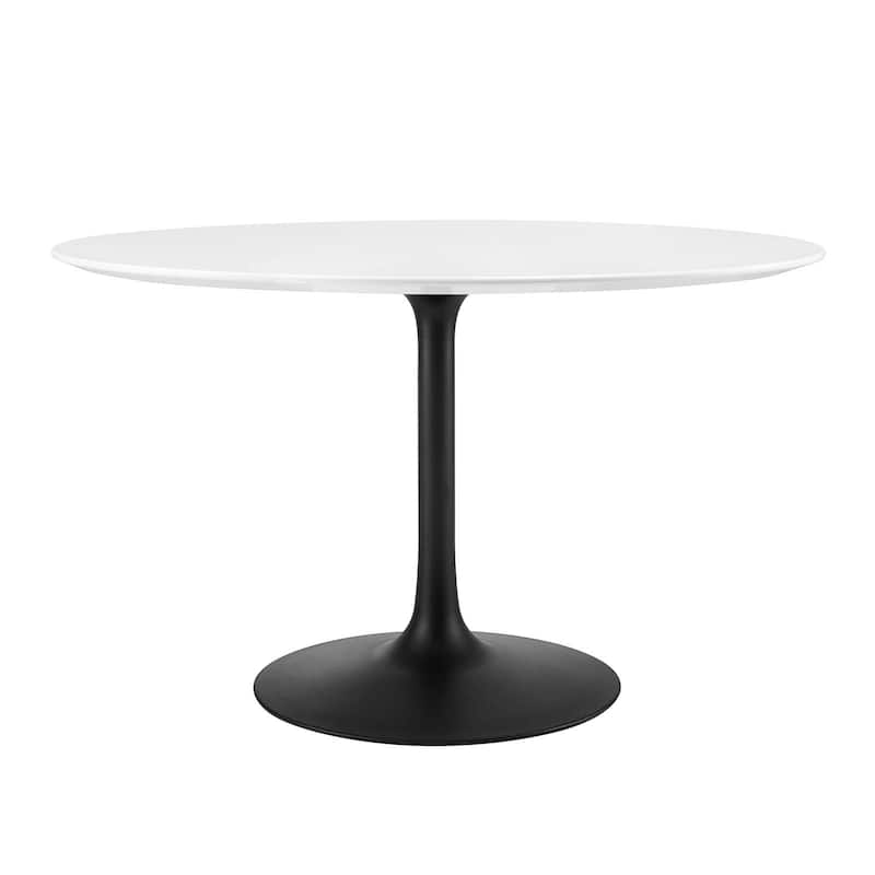 47" Round Wood Dining Table