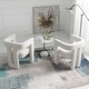 preview thumbnail 35 of 36, KINWELL 24" Wide Boucle Upholstered Armchair (Set of 2)