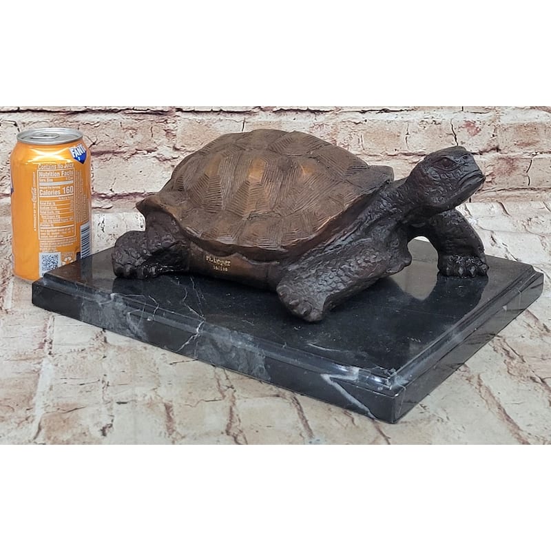 Limited Edition Bronze Tortoise Turtle Life Size Sculpture Statue Figure