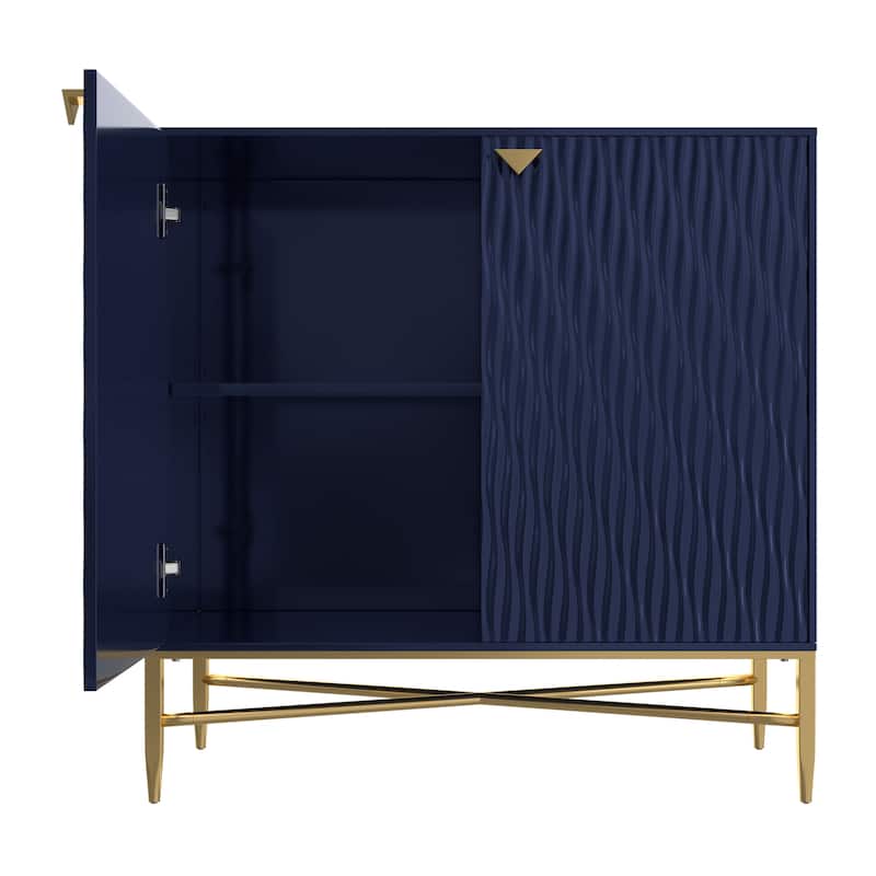 Clihome 32-Inch 2 Door Locker Media Storage Cabinet/Buffet
