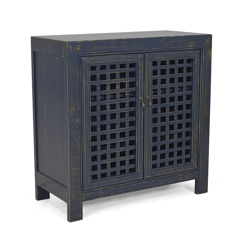Steve Silver Raissa Distressed Finish Two-door Accent Cabinet