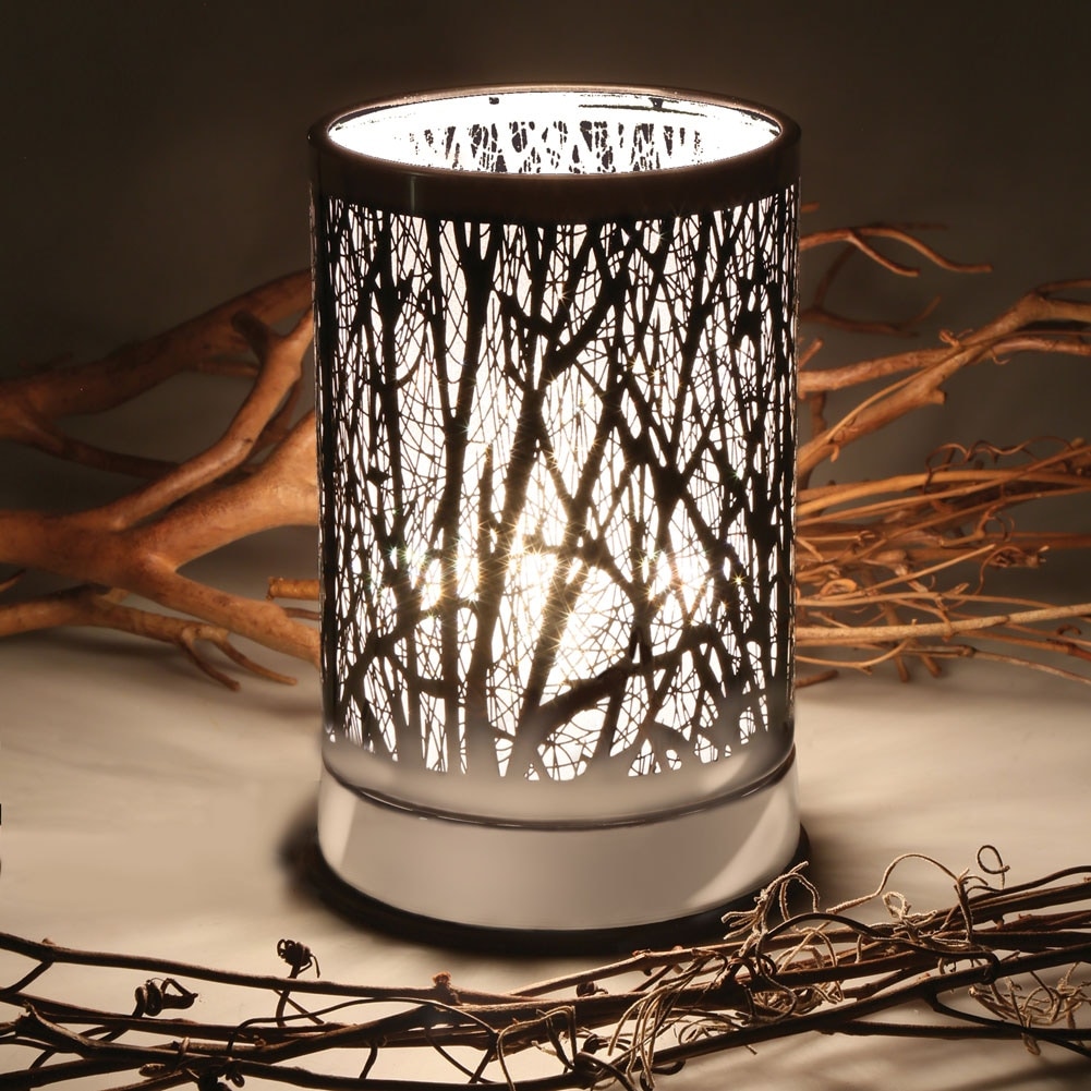 Winter Trees Touch Sensor Lamp Accent Light Hurricane Style Bed Bath Beyond 16703186