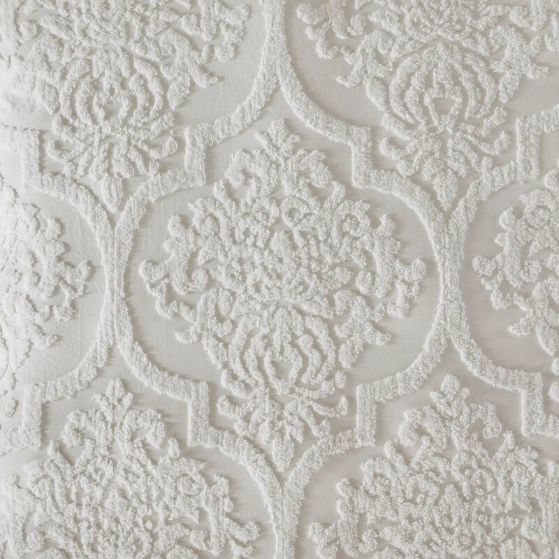 Madison Park Aeriela Tufted Cotton Chenille Damask Duvet Cover Set