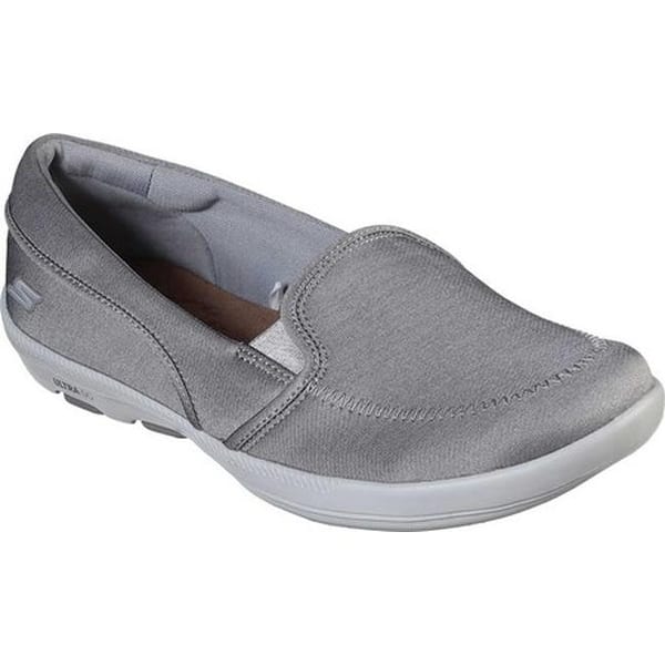 Shop Skechers Womens On The Go Bliss Sandie Slip On Gray