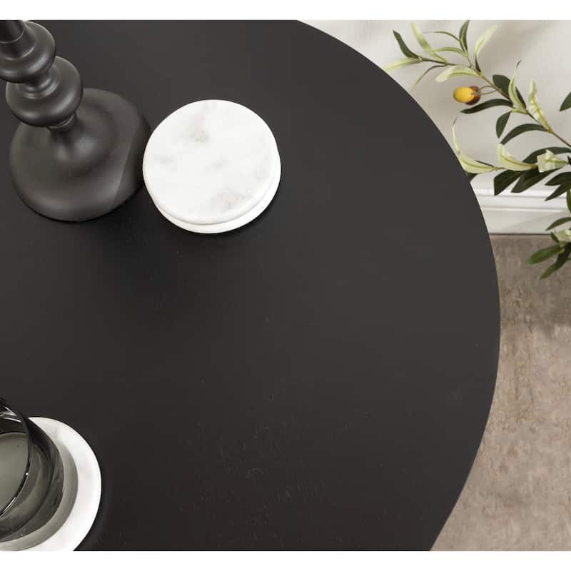 Kate and Laurel Foxford Round Wood Side Table