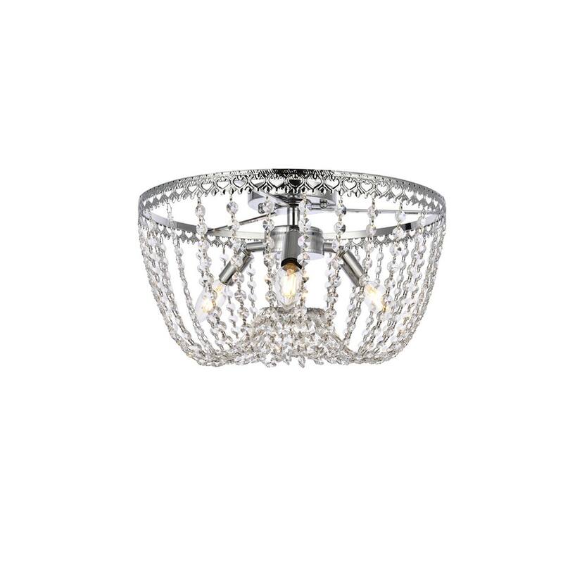 Kaden Flush Mount - 16 inch - Chrome