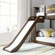 preview thumbnail 35 of 38, Max and Lily Classic Twin over Twin Low Bunk with Easy Slide