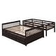 preview thumbnail 51 of 58, Twin-Over-Full Bunk Bed with Twin size Trundle and Drawers