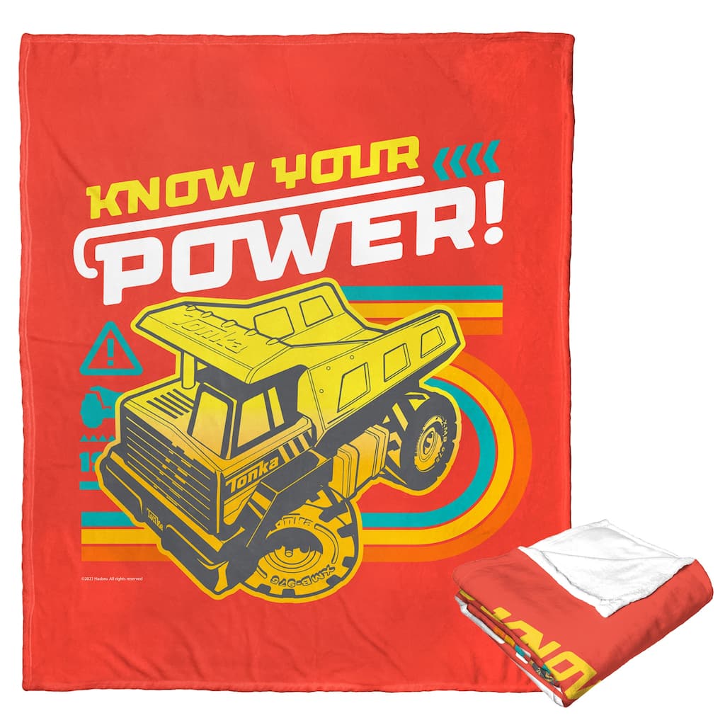 Hasbro Tonka Silk Touch Throw Blanket