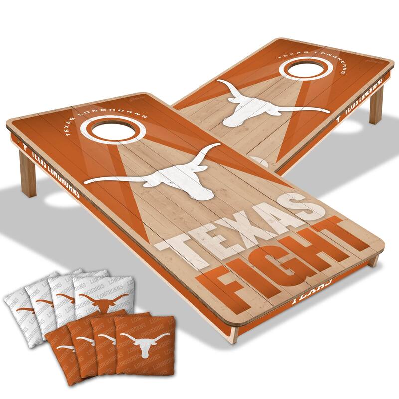 Texas Longhorns NCAA 2x4 Professional Cornhole Board Set - Include LED Lights
