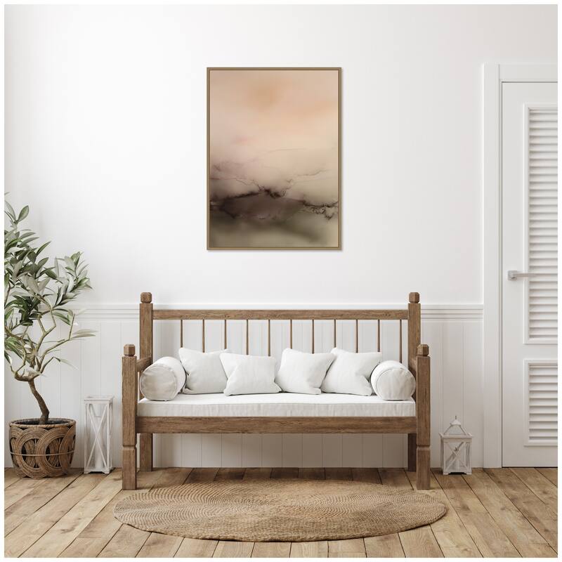 Kate and Laurel Dawn No. 1 by Amy Lighthall Framed Canvas Wall Art Print