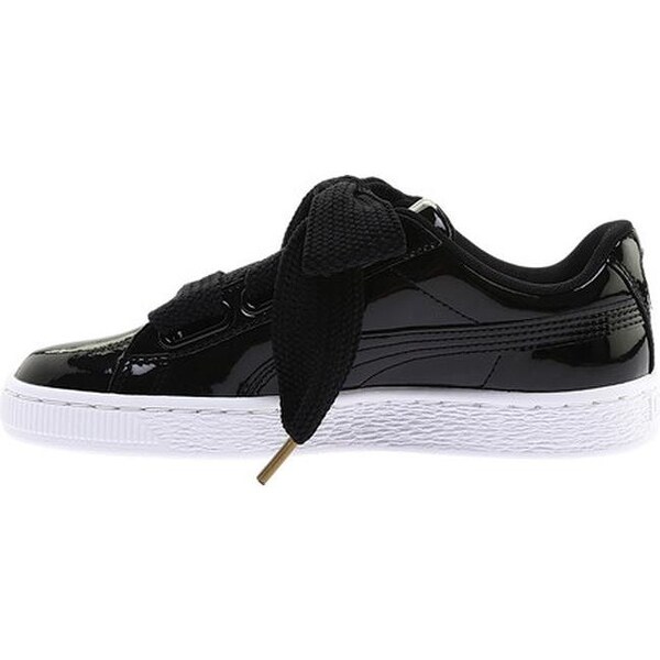 puma heart patent black