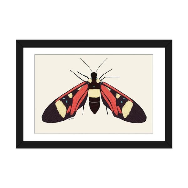 slide 2 of 20, iCanvas "Red Butterfly" by Ana Martinez Black - 24x32x1