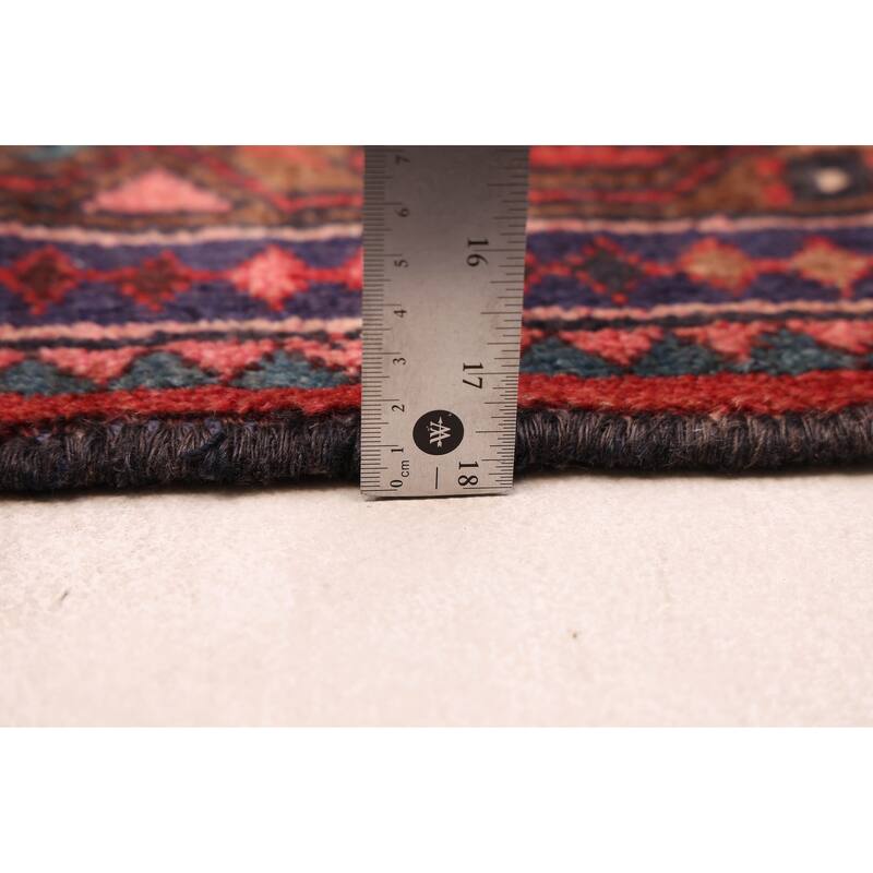 ECARPETGALLERY Hand-knotted Andelz Red Wool Rug - 3'7 x 5'5