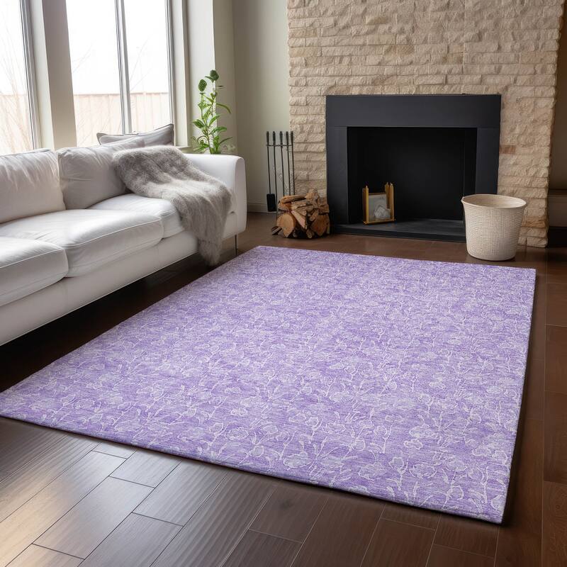 Premium Washable Super Soft Modern Floral Mayfield Rug