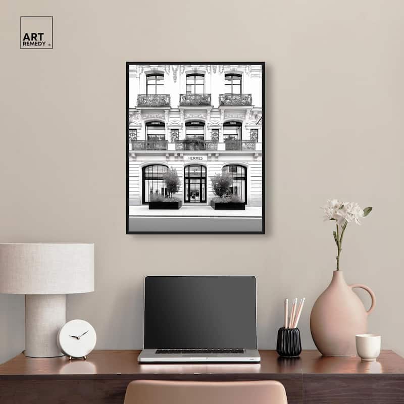Lux Store Front Canvas by Art Remedy
