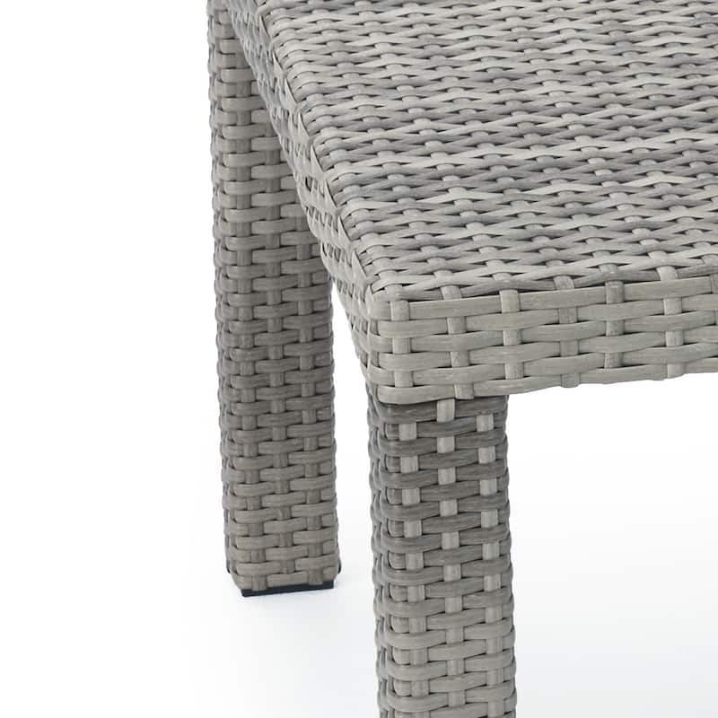 Cannes 5 Piece Aluminum Outdoor Motion Club & Ottoman Set