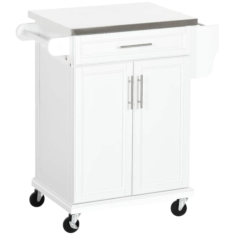 Kitchen Island On Wheels(no include stool)