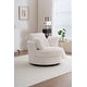 preview thumbnail 50 of 55, Oversized 360 Degreed Swivel Accent Chair Modern Soft Plush Corduroy Round Barrel Chair for Living Room Bedroom with Pillows