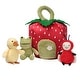 preview thumbnail 1 of 3, Lambs & Ivy Strawberry Soft Plush Interactive Play Set with Stuffed Animal Toys