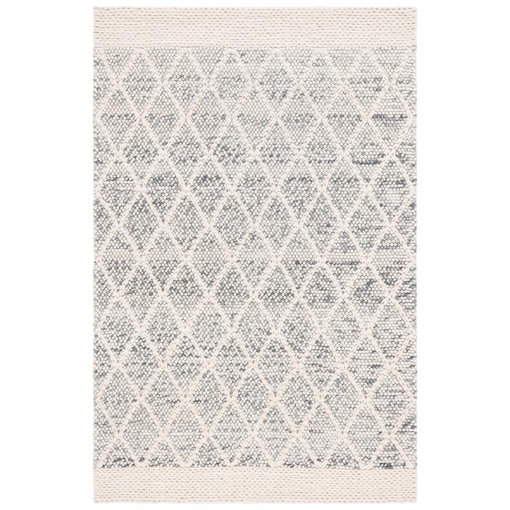 SAFAVIEH Handmade Natura Nigara Farmhouse Trellis Wool Rug