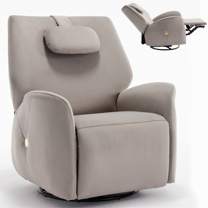Swivel and Rocker Power Recliner Chair