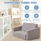 preview thumbnail 9 of 9, Honeyjoy 2-in-1 Toddler Fold out Couch Children’s Convertible Sofa to - See Details