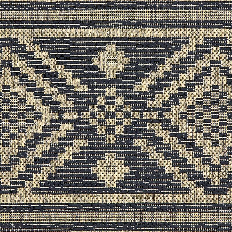 Sevita Sadie Geometric Black/Brown Indoor/Outdoor Area Rug