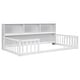 preview thumbnail 44 of 66, Wooden bed floor bed with bedside bookcase and shelves